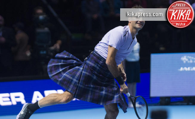 Roger Federer - Glasgow - 07-11-2017 - Roger Federer, a tennis vinco anche in gonnella! 