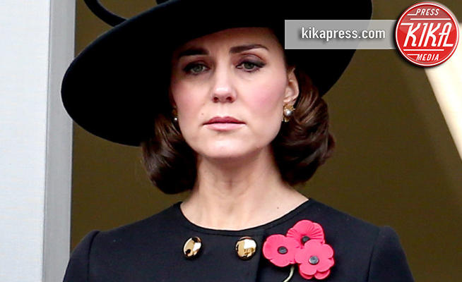 Kate Middleton - Londra - 12-11-2017 - Remembrance Day, Kate Middleton in total black
