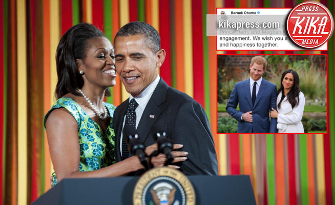 Michelle Obama, Barack Obama - Washington - 20-08-2012 - Principe Harry-Meghan Markle: gli auguri di Barack Obama