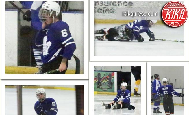 Botte da orbi a Justin Bieber nei panni di giocatore di hockey