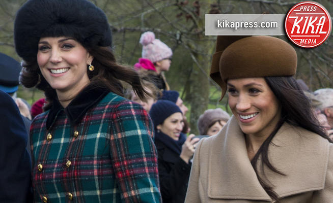 Meghan Markle, Kate Middleton, Principe Harry - Sandringham - 25-12-2017 - Meghan e Kate: la prima volta fianco a fianco