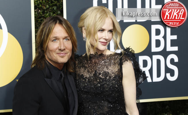 Keith Urban, Nicole Kidman - Los Angeles - 07-01-2018 - Golden Globe 2018: le coppie in nero sul red carpet