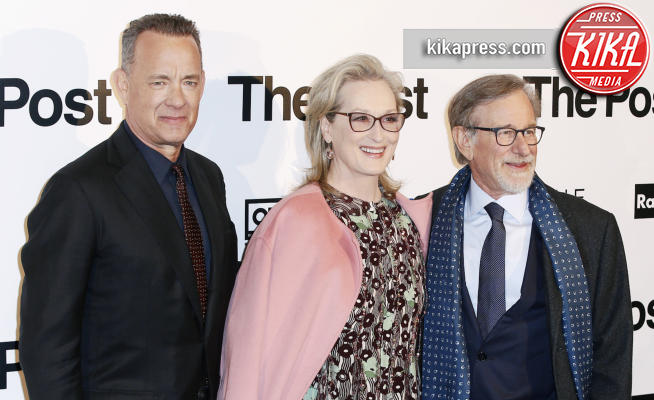 Tom Hanks, Steven Spielberg, Meryl Streep - Milano - 15-01-2018 - Spielberg-Streep-Hanks: a Milano il trio delle meraviglie