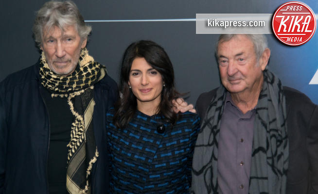 Virginia Raggi, Nick Mason, Roger Waters - Roma - 16-01-2018 - Roger Waters show a Roma: 