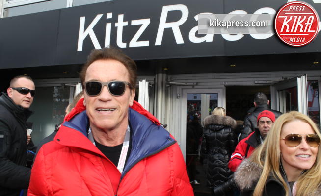Heather Milligan, Arnold Schwarzenegger - Kitzbuehel - 20-01-2018 - Schwarzenegger, una gara di sci diventa romantica con Heather