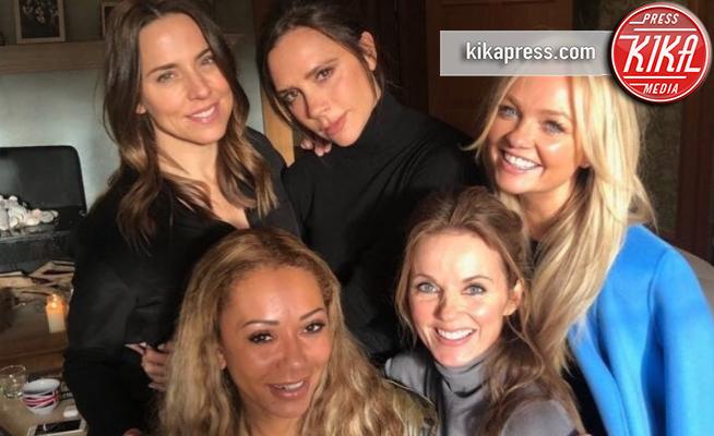 Gery Halliwell, Emma Bunton, Mel C, Mel B, Victoria Beckham - Londra - 02-02-2018 - Reunion Spice Girls, Victoria ha detto sì, a una condizione...