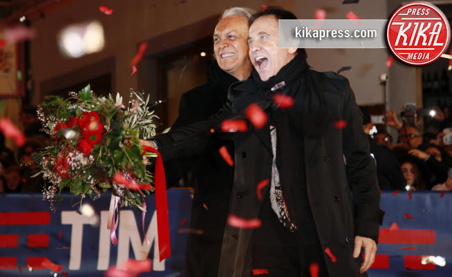 Roby Facchinetti, Riccardo Fogli - Sanremo - 05-02-2018 - Festival di Sanremo: i concorrenti sfilano sul red carpet