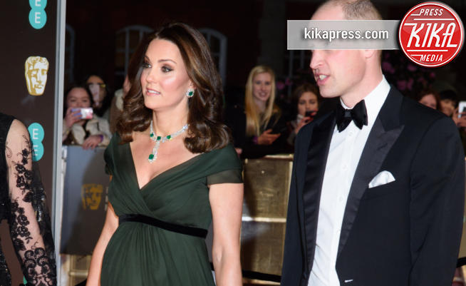Principe William, Kate Middleton - Londra - 18-02-2018 - BAFTA: Kate Middleton non sceglie il nero come le altre