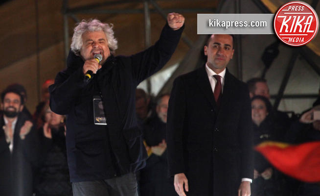 Luigi Di Maio, Beppe Grillo - Roma - 02-03-2018 - Grillo Show: Il tempo dei vaffa è finito, andiamo a governare