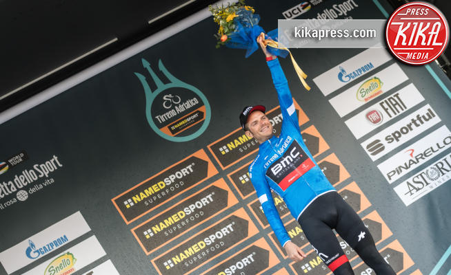Damiano Caruso - Lido di Camaiore - 07-03-2018 - Tirreno-Adriatico: crono alla BMC, Damiano Caruso maglia azzurra