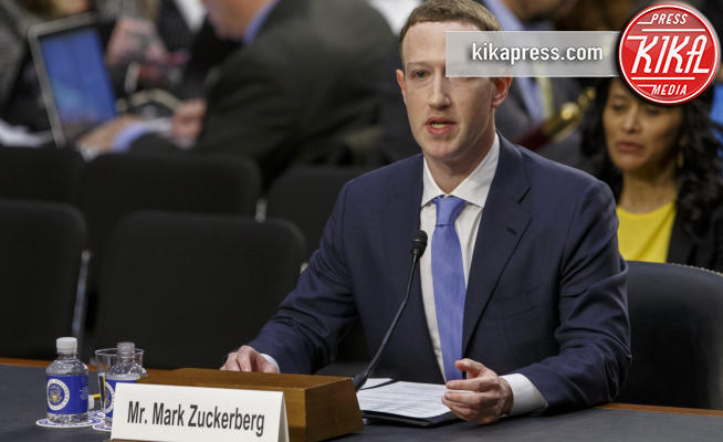 Mark Zuckerberg - Washington - 10-04-2018 - Mark Zuckerberg al Senato Usa: 