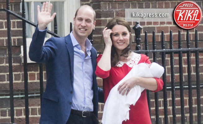 Principe Louis Arthur Charles, Principe William, Kate Middleton - Londra - 23-04-2018 - Royal baby: le prime foto con mamma Kate e papà William
