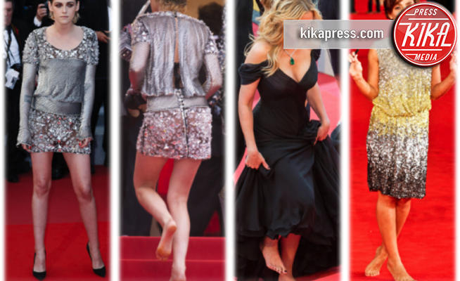 Kristen Stewart, Julia Roberts - Cannes - 16-05-2018 - Cannes 2018: Kristen come Julia, piedi nudi sul red carpet