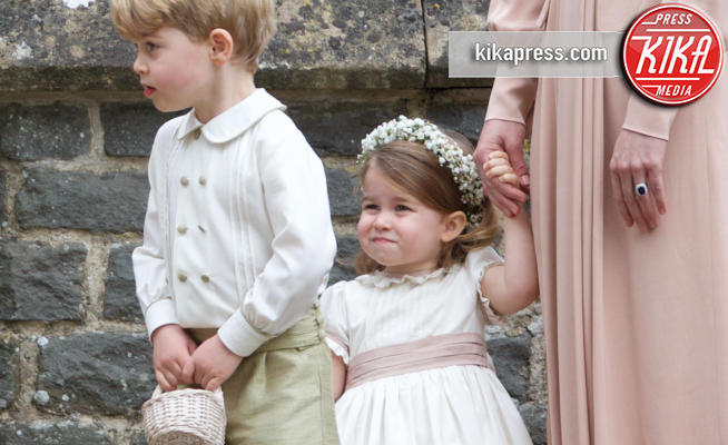 Principessa Charlotte Elizabeth Diana, Principe George, Kate Middleton - Englefield - 20-05-2017 - George e Charlotte tra paggetti e damigelle: le foto più belle