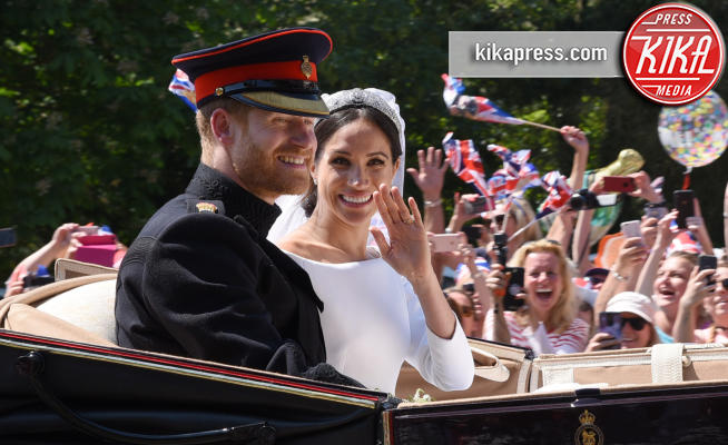 Prince Harry, Meghan Markle, Principe Harry - Windsor - 19-05-2018 - Royal Wedding: i sudditi esultano per Harry e Meghan Markle