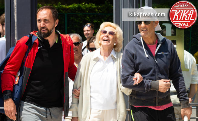 Lea Pericoli, Rosario Fiorello - Roma - 19-05-2018 - Roma, Bonolis e Fiorello giocano a tennis per beneficenza