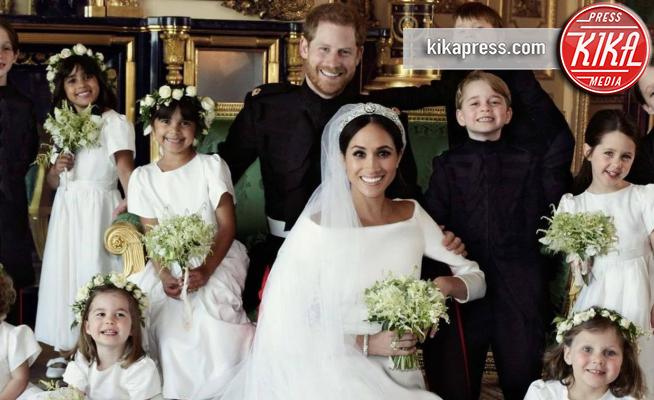 Principessa Charlotte Elizabeth Diana, Principe George, Meghan Markle, Principe Harry - Windsor - 21-05-2018 - Royal wedding, le prime foto ufficiali 