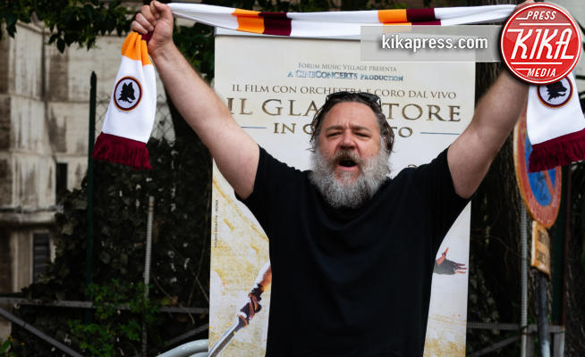 Russel Crowe - 05-06-2018 - Russell Crowe, Il Gladiatore che urla Forza Roma