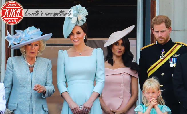 Meghan Markle, Kate Middleton, Regina consorte Camilla, Principe Harry - Londra - 09-06-2018 - 