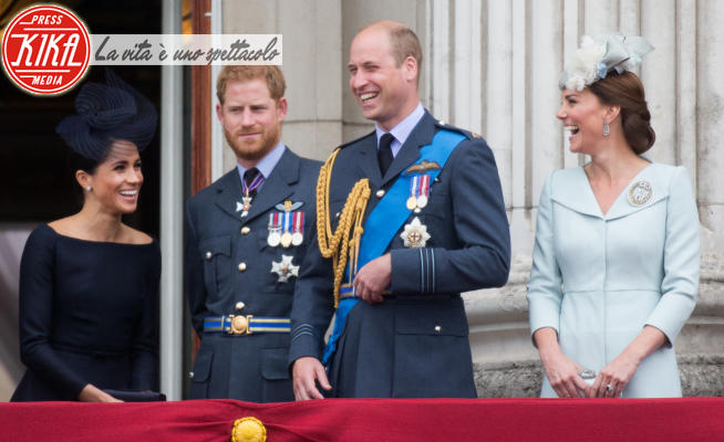Meghan Markle, Principe William, Kate Middleton, Principe Harry - Londra - 10-07-2018 - Harry e Meghan contro tutti: 