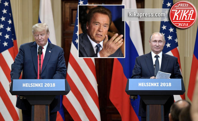 Helsinki - 16-07-2018 - Schwarzenegger si scaglia contro Trump dopo l'incontro con Putin