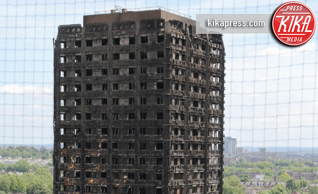 Londra - 16-06-2017 - Grenfell Tower, l'edificio verra' trasformato in un memoriale