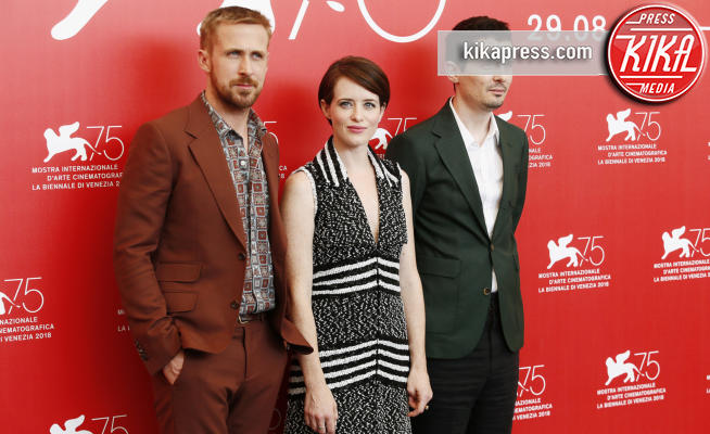 Claire Foy, Damien Chazelle, Ryan Gosling - Venezia - 29-08-2018 - Venezia 75: Chazelle-Gosling, dove eravamo rimasti?