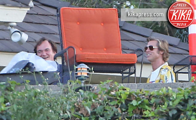 Los Angeles - 29-08-2018 - Brad Pitt e Quentin Tarantino, quante risate sul set