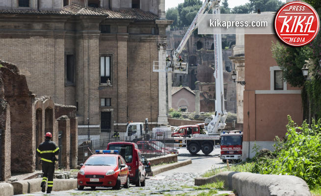 Roma - 31-08-2018 - Chiesa crollata a Roma: indagini sui precedenti restauri