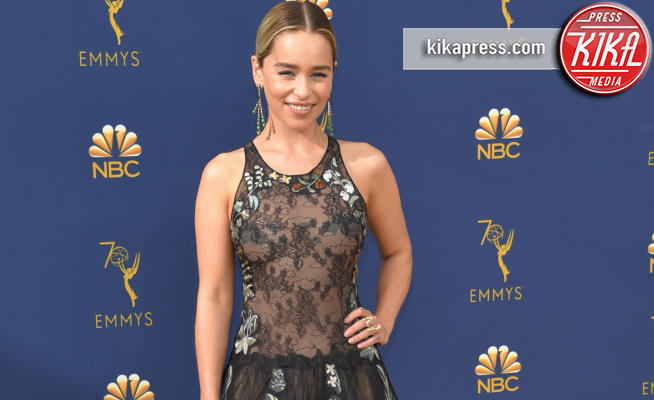 Emilia Clarke - Los Angeles - 17-09-2018 - Emmy 2018: gli arrivi sul tappeto dorato