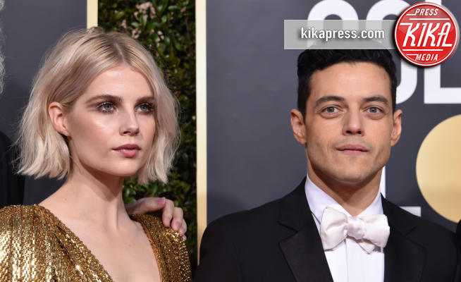 Lucy Boynton, Rami Malek - Beverly Hills - 06-01-2019 - Golden Globe 2019: Malek-Boynton e le coppie sul red carpet