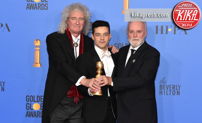 Roger Taylor, Brian May, Rami Malek - Beverly Hills - 06-01-2019 - Golden Globe 2019: trionfa Bohemian Rhapsody