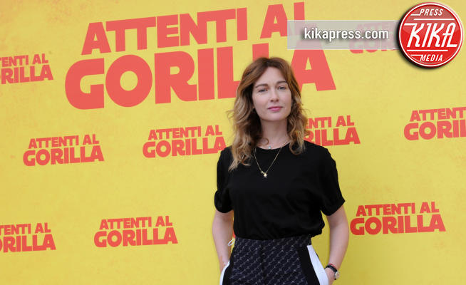 Cristiana Capotondi - Roma - 08-01-2019 - Cristiana Capotondi al cinema... con un gorilla!