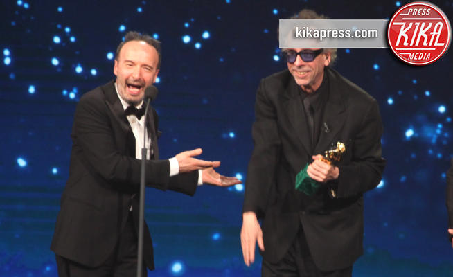 Roberto Benigni, Tim Burton - Roma - 27-03-2019 - David di Donatello 2019, le emozioni della cerimonia