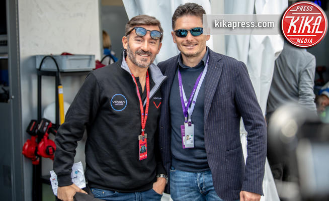 Giancarlo Fisichella, Max Biaggi - Roma - 13-04-2019 - Formula E: carambola in pista poco dopo la partenza