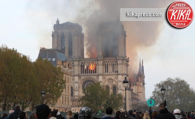 Notre Dame de Paris - Parigi - 15-04-2019 - Parigi, un incendio devasta la cattedrale di Notre Dame