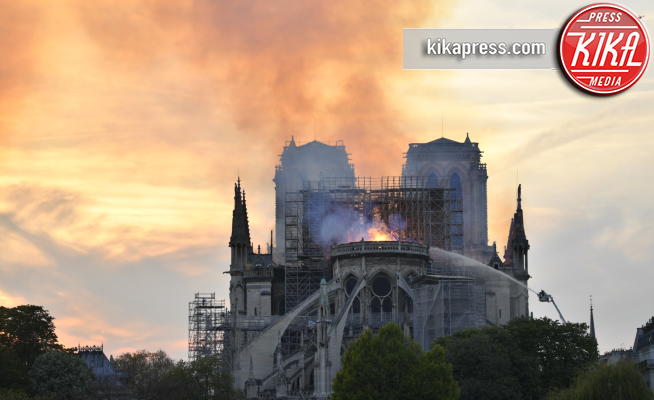 Incendio Notre Dame, Notre Dame de Paris, Notre Dame - Parigi - 15-04-2019 - Parigi, Notre Dame, incendio domato, struttura salva