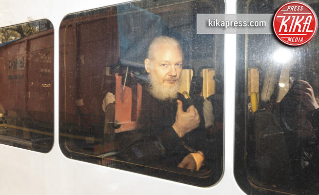Londra - 11-04-2019 - Julian Assange dovrà scontare 50 settimane di carcere