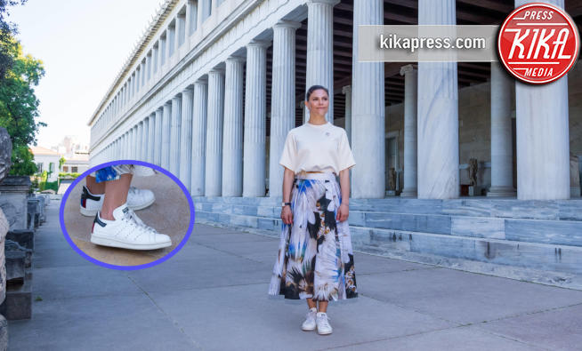 Greece, Principessa Victoria di Svezia - Atene - 02-05-2019 - Victoria di Svezia ad Atene, per l'agorà meglio le sneakers!