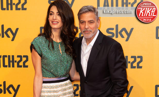 Amal Clooney, George Clooney - Roma - 13-05-2019 - George Clooney a Roma per Catch 22: 