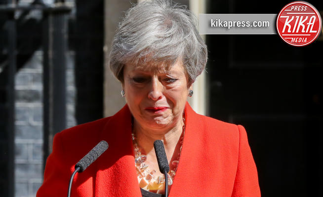 Theresa May - Londra - 24-05-2019 - Brexit fatale per Theresa May: in lacrime annuncia le dimissioni