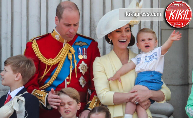 Principe Louis Arthur Charles, Principessa Charlotte Elizabeth Diana, Principe George, Principe William, Kate Middleton - Londra - 08-06-2019 - Trooping the colour, è Louis la vera star della festa!