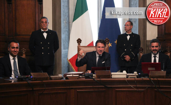 Riccardo Fraccaro, Giuseppe Conte, Luigi Di Maio - Roma - 05-09-2019 - Governo Conte bis, si parte: tutti i ministri