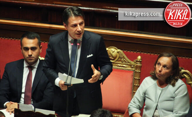 Giuseppe Conte - Roma - 10-09-2019 - Conte Bis: il Senato vota la fiducia al governo giallo-rosso