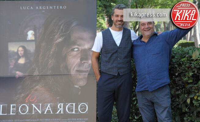 Francesco Pannofino, Luca Argentero - Roma - 18-09-2019 - Luca Argentero diventa Leonardo da Vinci per Sky