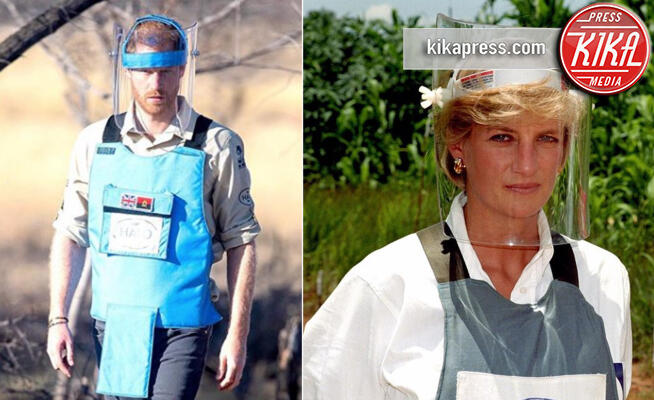 Lady Diana, Principe Harry - 27-09-2019 - Il principe Harry nel campo sminato come la madre Diana 