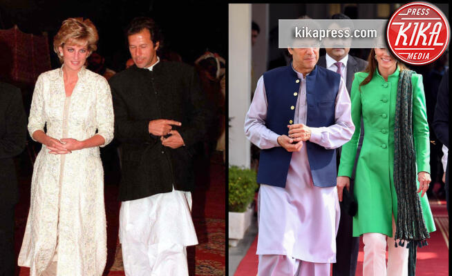Imran Khan, Kate Middleton, Lady Diana - 15-10-2019 - Kate come Diana: le prime immagini dal Pakistan  