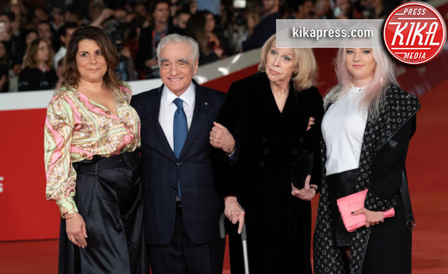 Cathy Scorsese, Francesca Scorsese, Helen Morris, Martin Scorsese - Roma - 21-10-2019 - The Irishman arriva a Roma: red carpet di famiglia per Scorsese