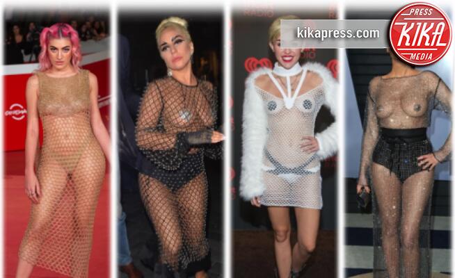 Roshelle, Bleona Qereti, Lady Gaga, Miley Cyrus - 24-10-2019 - Da Roshelle a Lady Gaga: cadute nella 'rete' del nude look