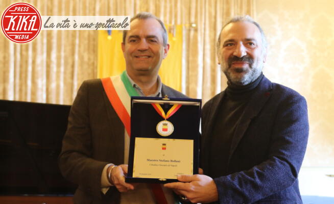Stefano Bollani, Luigi De Magistris - Napoli - 30-12-2019 - Stefano Bollani è cittadino onorario di Napoli